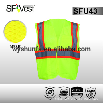 Motorrad reflektierende Sicherheitsweste Polyester Sport Mesh Stoff Hot Dale im Jahr 2015